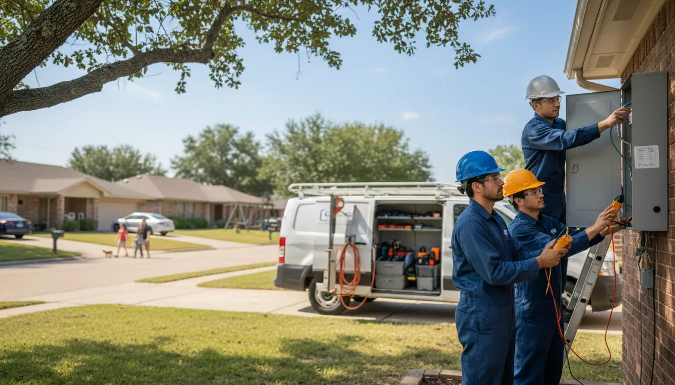 Certified electrician providing emergency electrical services in Hartfield, VA
